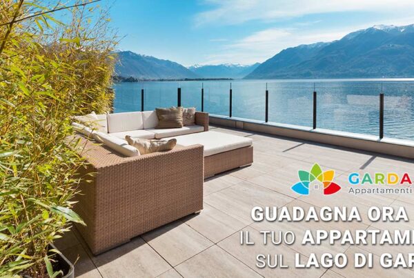 Guadagnare con il proprio appartamento sul lago di Garda non è più un problema grazie al servizio zero pensieri di Garda Appartamenti!